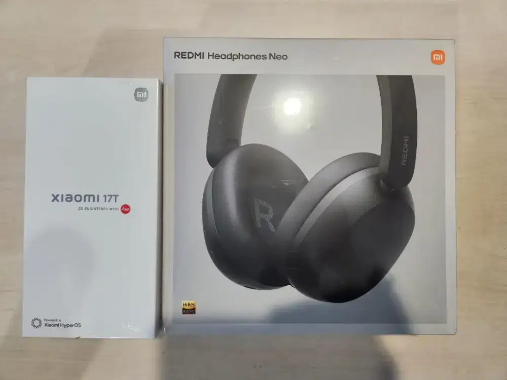 Xiaomi 17T 12/256 warna Opal White Baru bonus headphone
