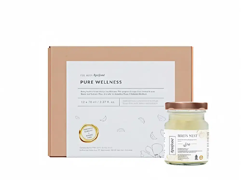 Pure Wellness Minuman Sarang Burung Walet Sugar Free isi 12 btl