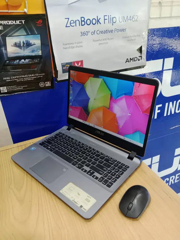 PROMO SIAP KULIAH LAPTOP ASUS A507M RAM 4G HDD 1000GB SIAP PAKAI