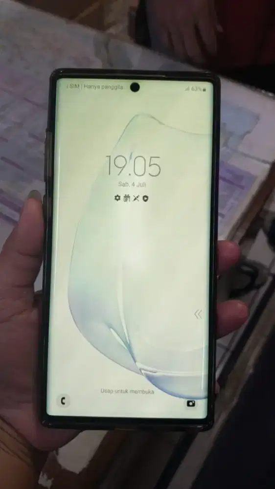 Samsung galaxy note 10 plus 12/256 batangan minus