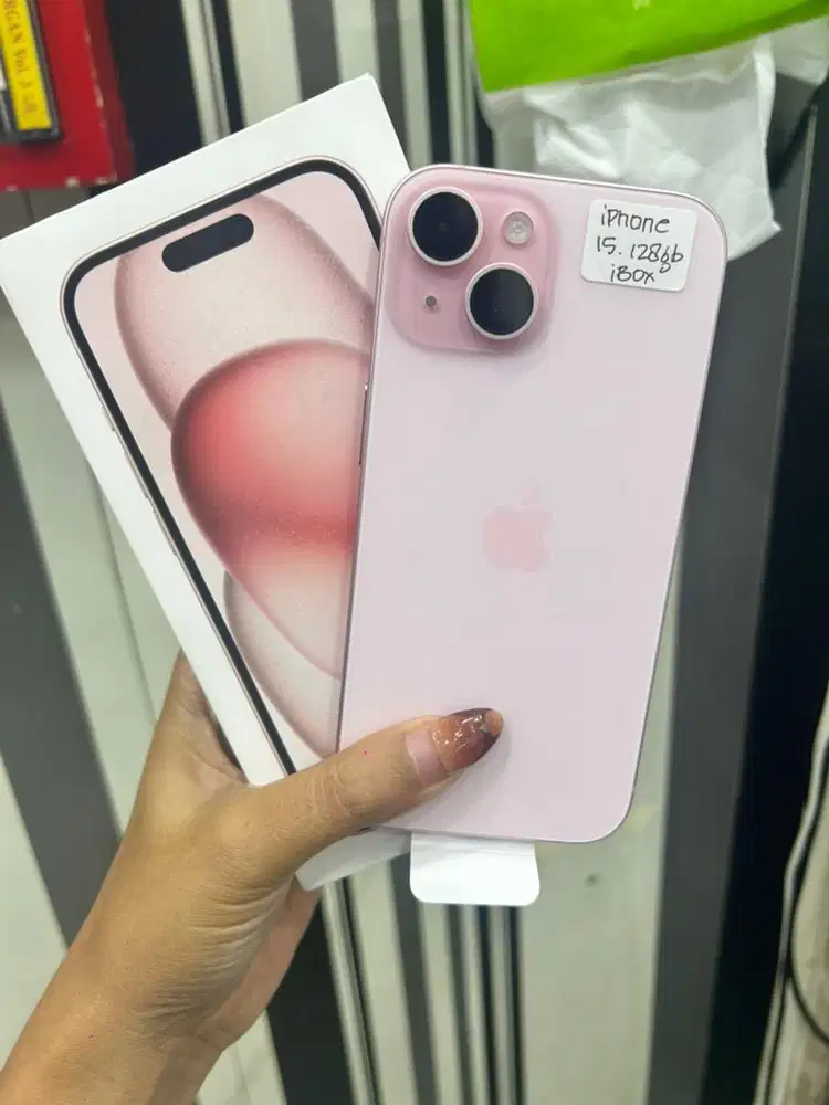 iphone 15 128 pink resmi