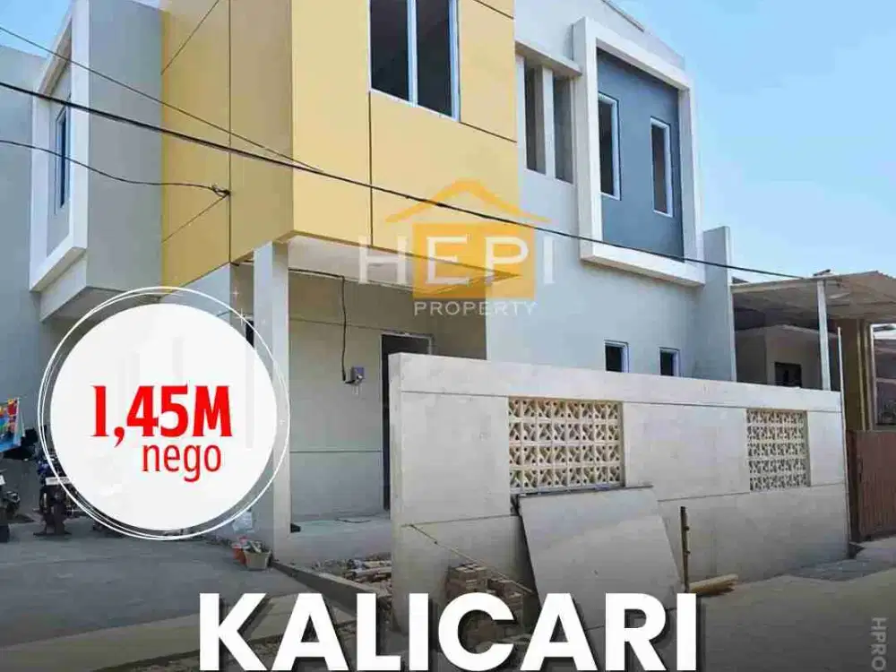 Rumah Minimalis 2 Lantai Kalicari Semarang Timur Bangunan Baru Gress