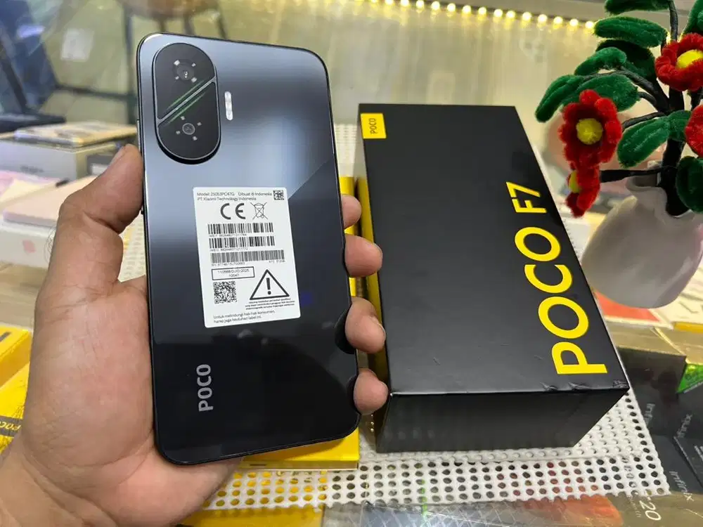 POCO F7 5G RAM 12+12/512GB LIKjLENGKAP FULL ORI, GARANSI INDONESIA