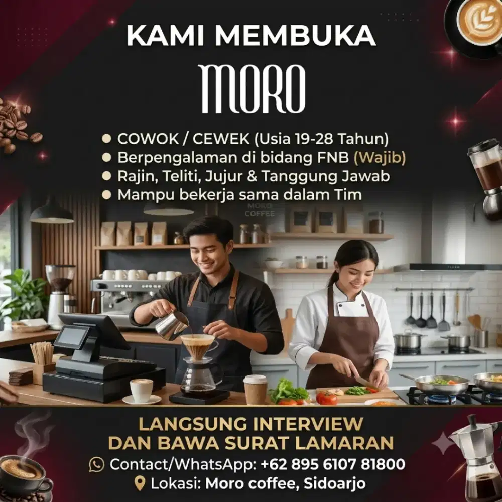 Fulltime bagian kitchen
