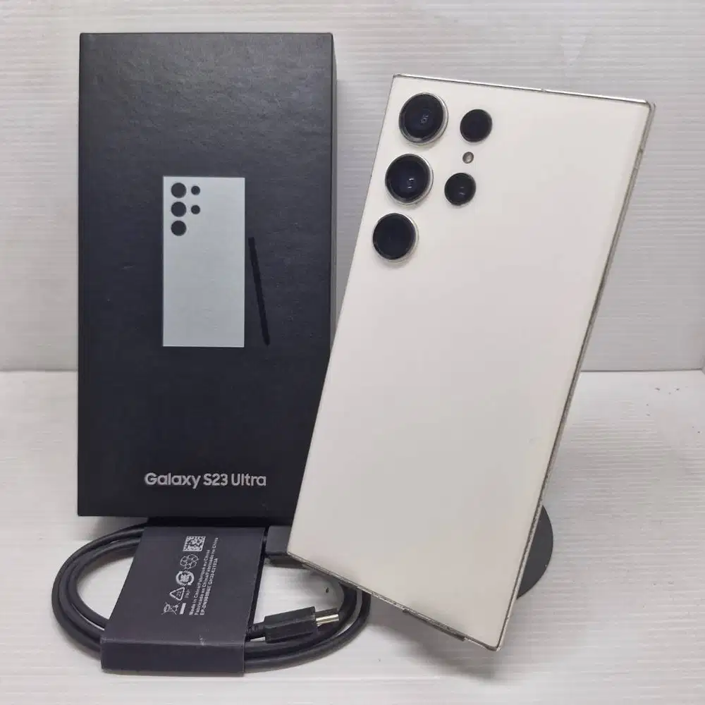 TERMURAH!  SAMSUNG GALAXY S23 ULTRA 5G 12/256 SEIN RESMI  CREAM NO MIN