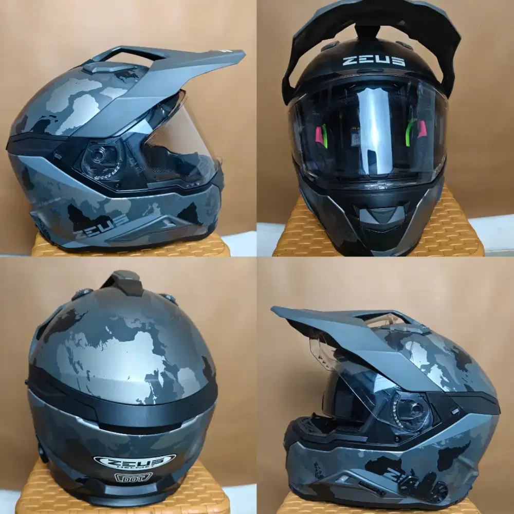 Helm Zeus ZS913 Supermoto Size L