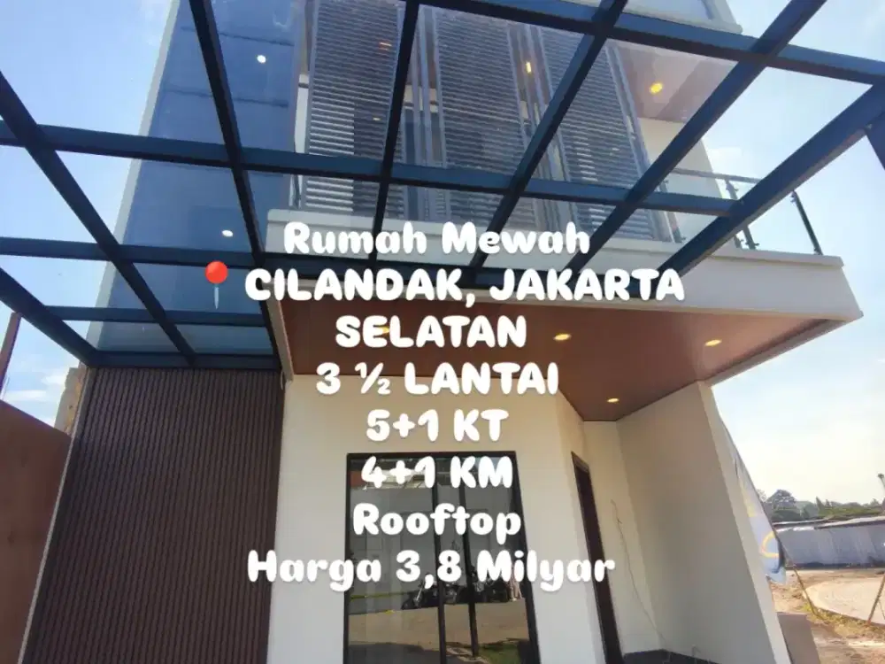 Rumah 3 ½ 6 KT 5 KM LT 2 KM TB Simatupang Cilandak Fatmawati