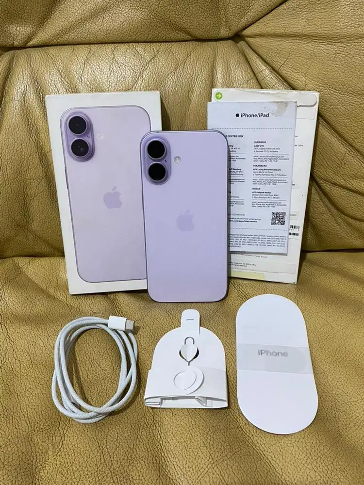 Fullset iPhone 17 Lavender 256GB Garansi Resmi iBox 2027 No Minus Ori
