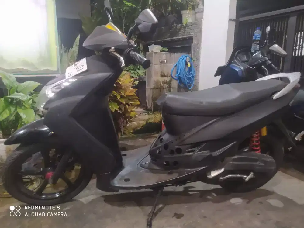 YAMAHA MIO SOUL 2010 WARNA HITAM DOP SURAT KOMPLIT
