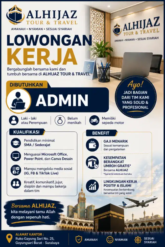 ADMIN BIRO HAJI & UMROH