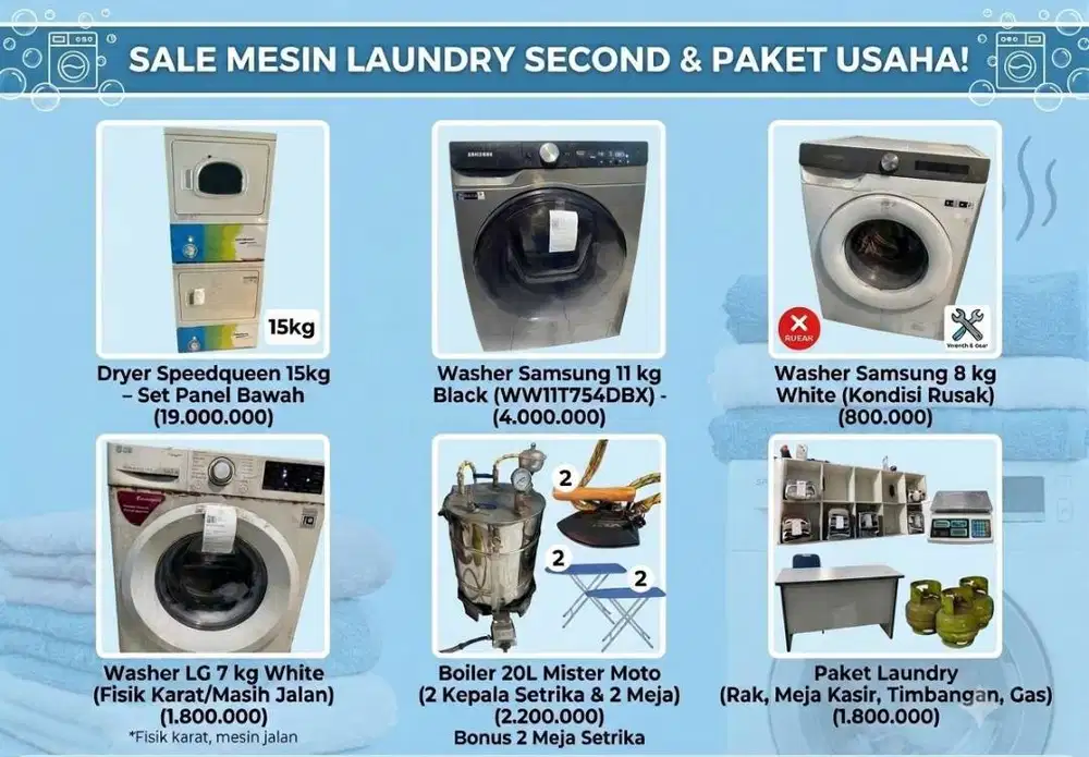 Perlengkapan Usaha Laundry