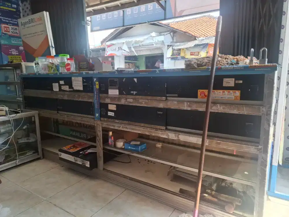 ETALASE KONTER, Etalase bekas, sangat cocok untuk usaha konter