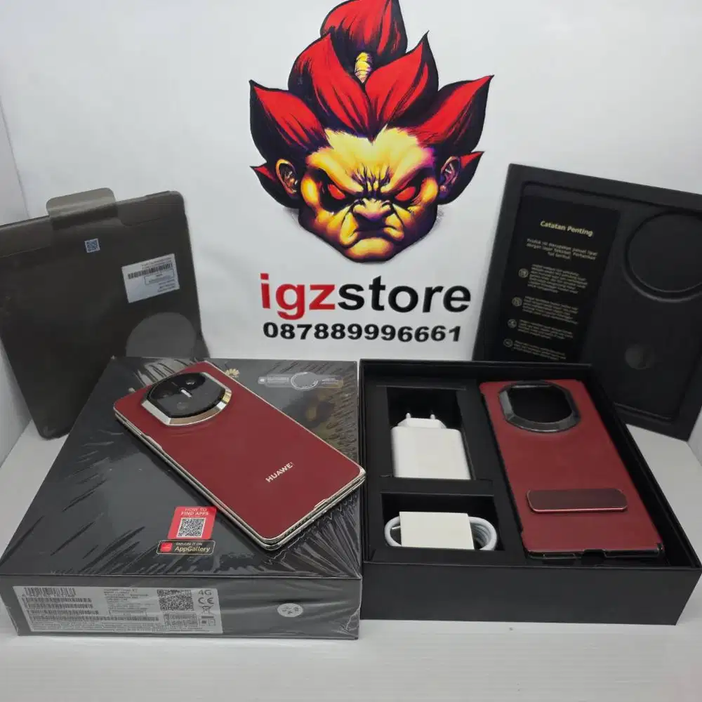 SUPER MULUS Huawei Mate X7 grs ON 16/512 NEBULA RED FULLSET