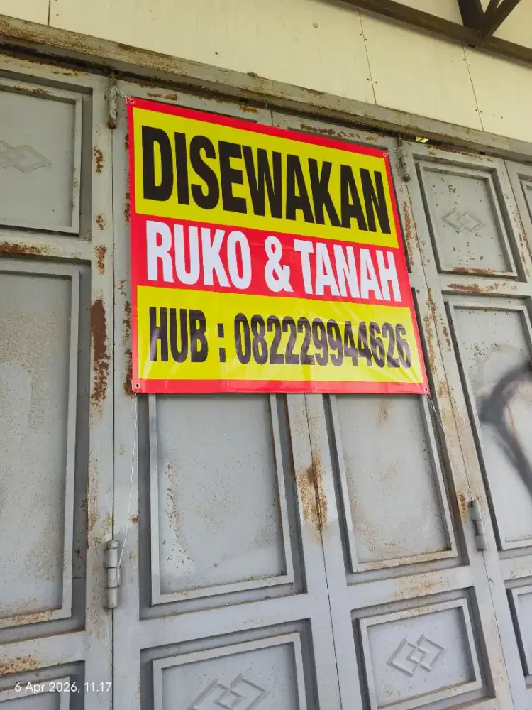 DISEWAKAN RUKO SATU LANTAI DESA PAGIYANTEN