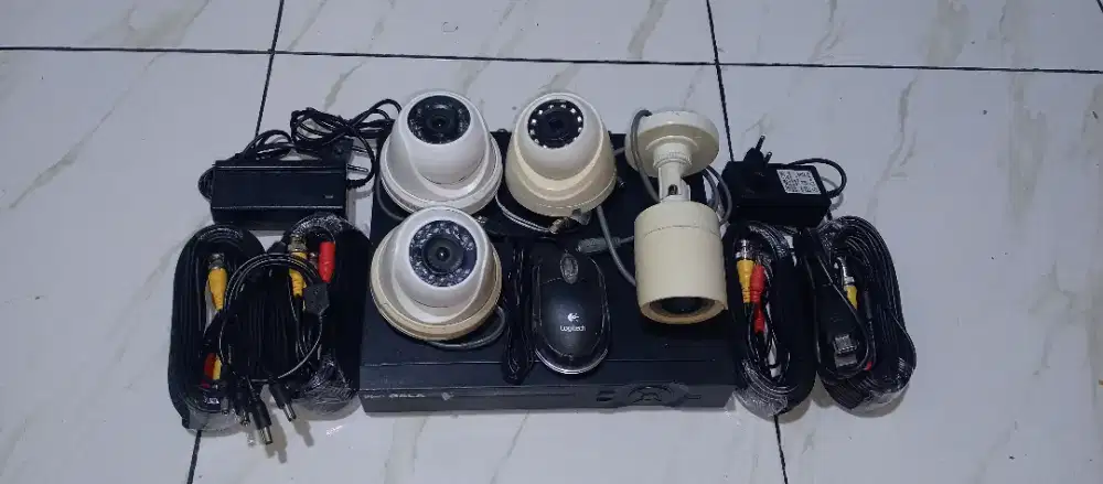 Paket dvr cctv 4 kamera+250GB