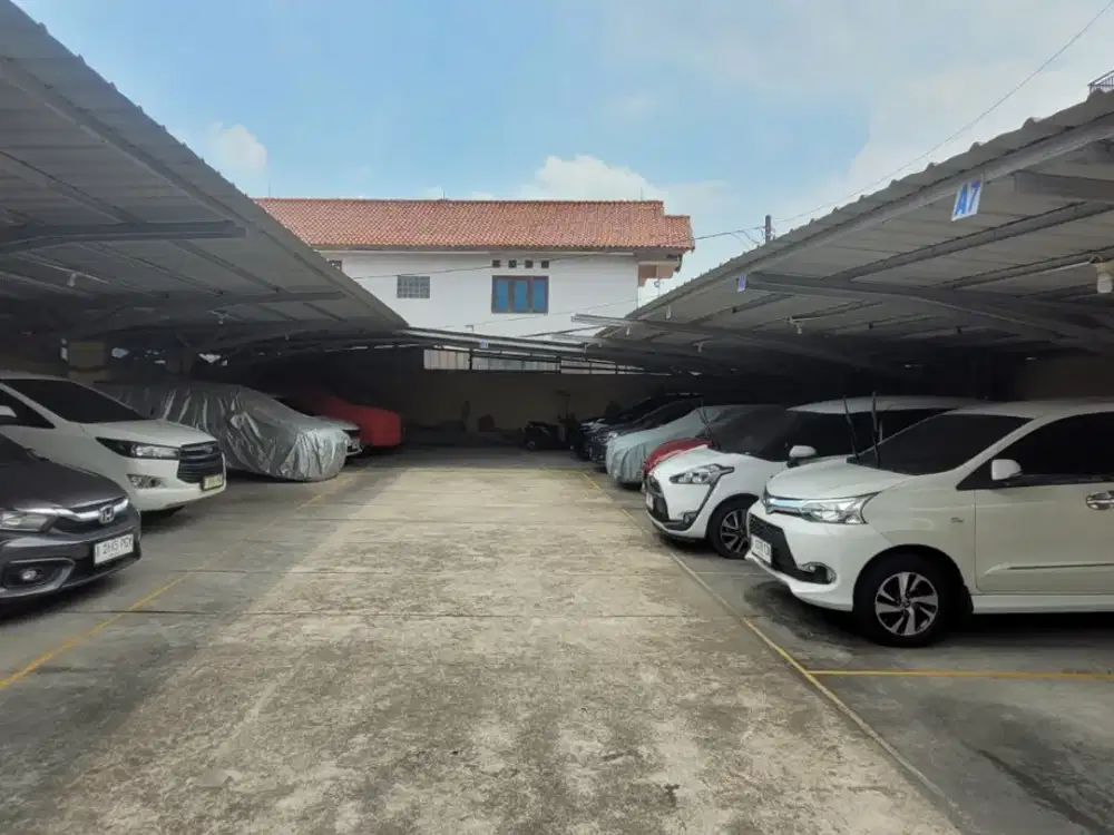 Dijual Lahan Parkiran Mobil dan Bangunan, Jakarta timur (Passive Income 25jt an Per bulan)