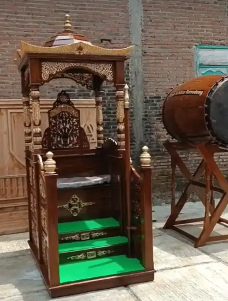 Mimbar kubah mimbar masjid khotbah