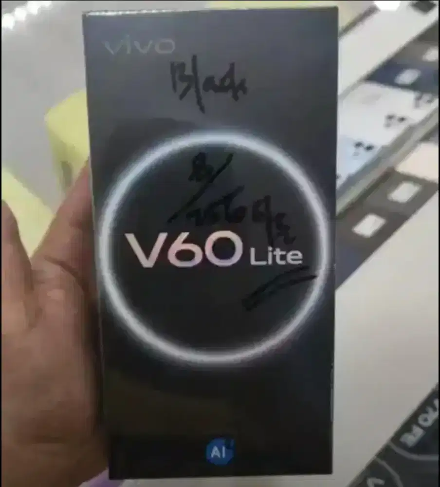 VIVO V60 Lite 4G 8GB+256GB Black NEW Garansi Resmi Indonesia