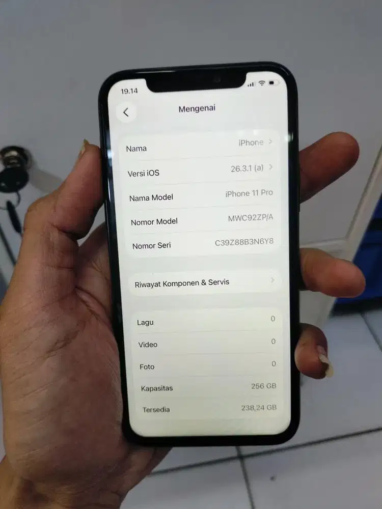 Iphone 11 pro 256gb inter