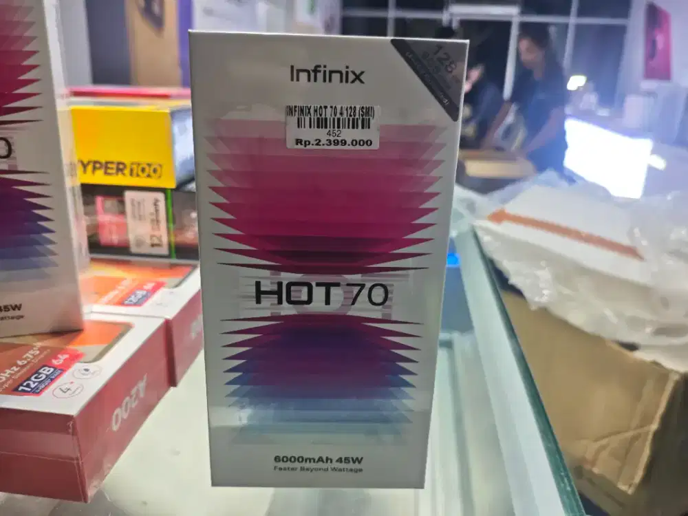 INFINIX HOT 70 RAM 4/128GB ATLANTIS DAHSYAT