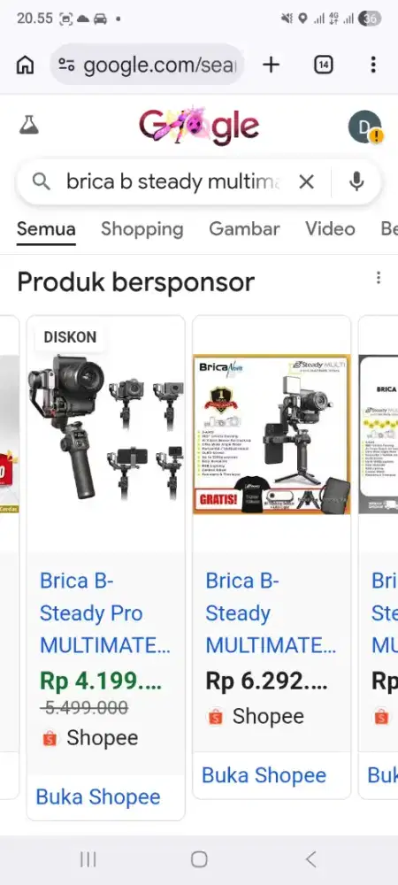 Gimbal Brica PRO Multimate