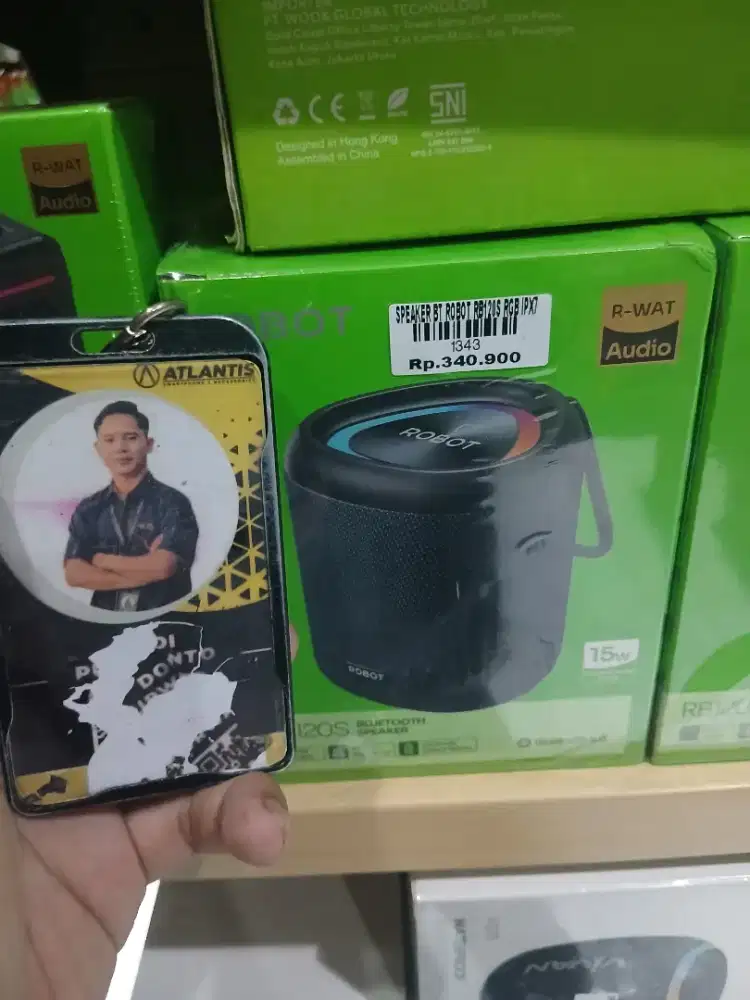 SPEAKER BT ROBOT RB120S RGB IPX7
ATLANTIS DAHSYAT