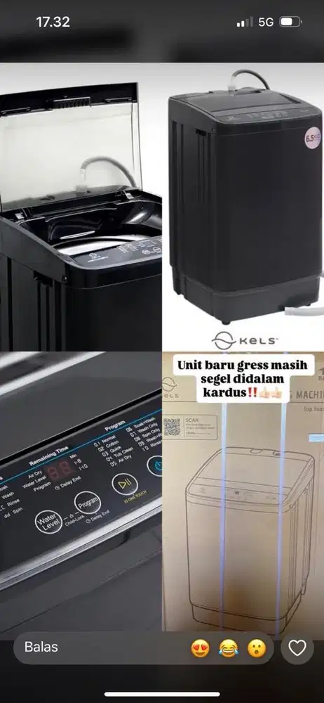 Mesin cuci baru