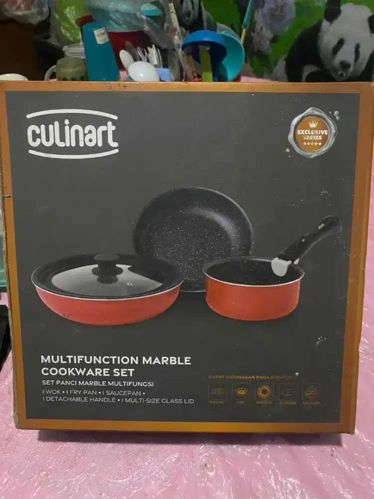 Culinart set panci marble multifungsi