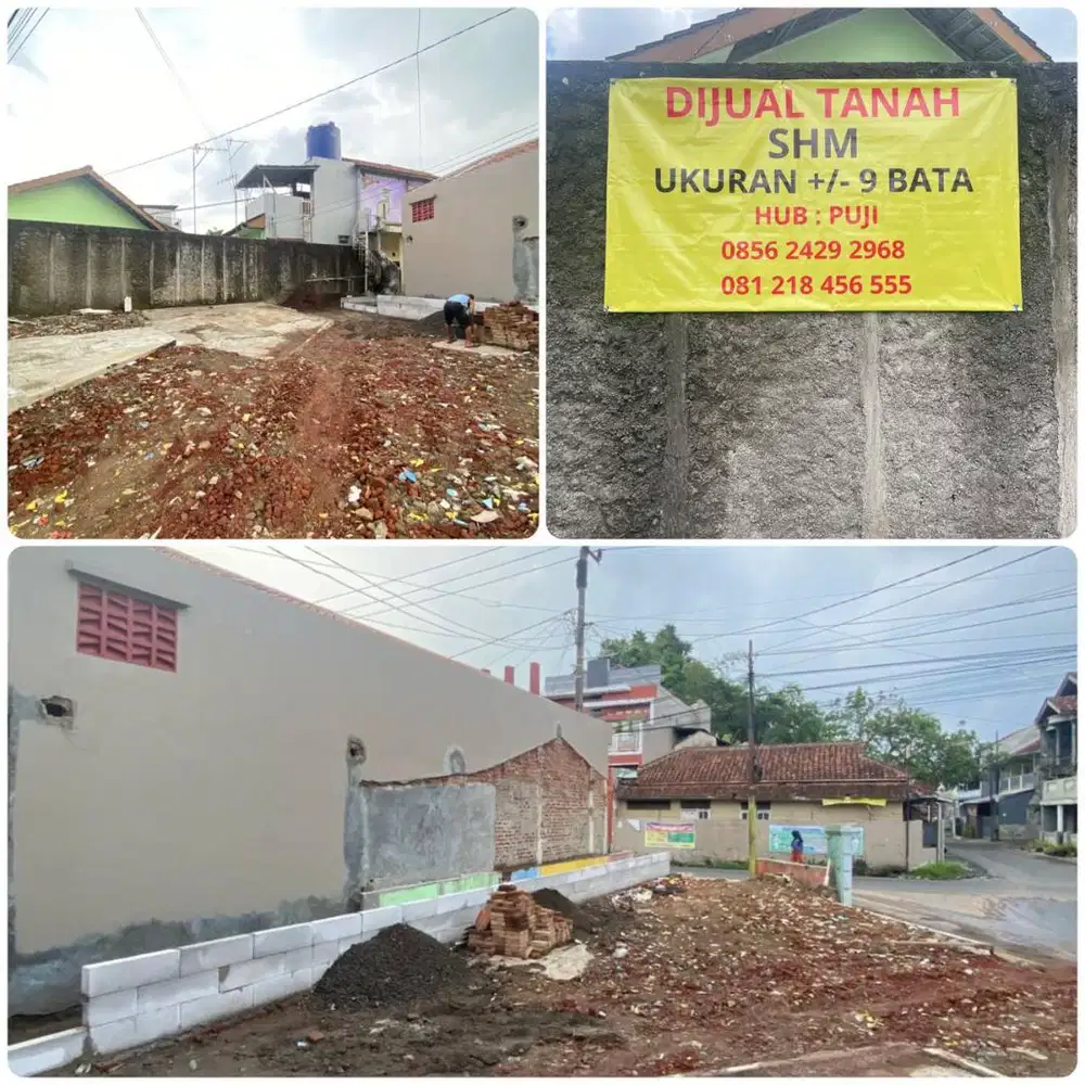 Tanah Strategis 9 bata / 126m2 Cocok untuk berbagai usaha!