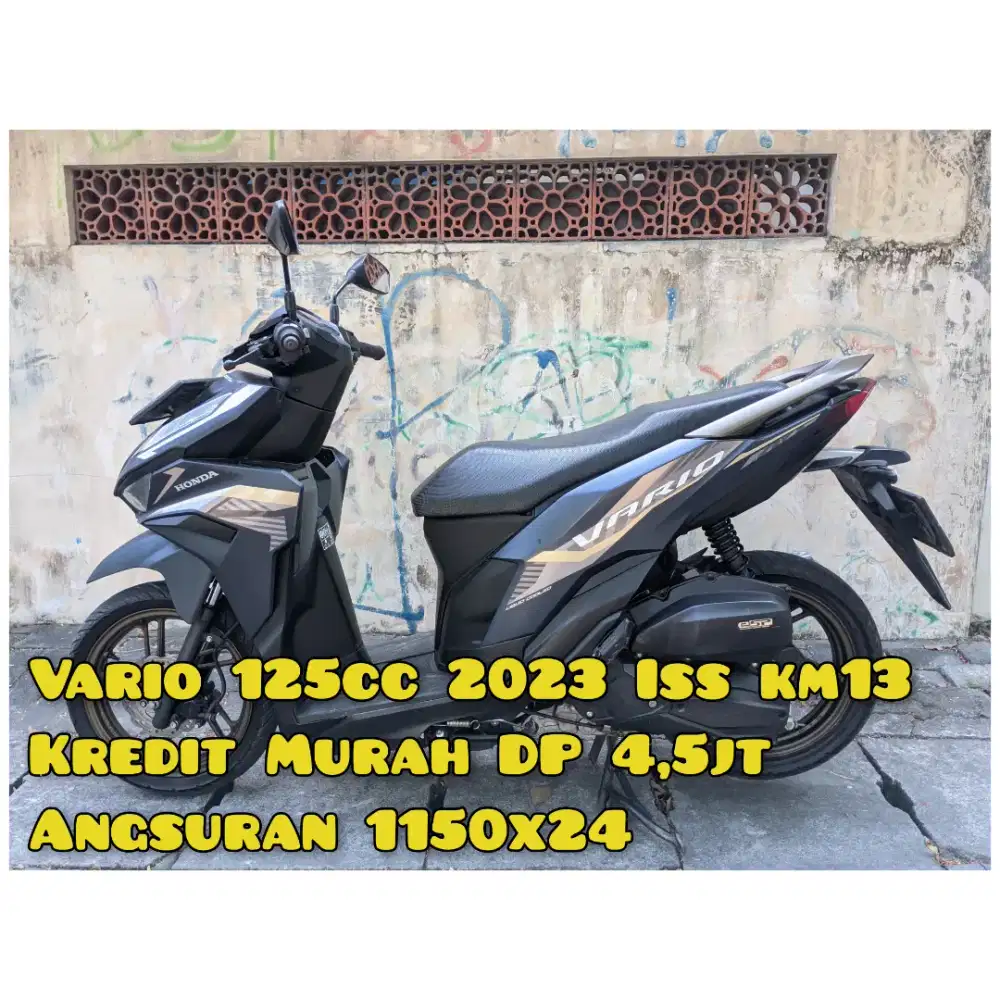 Vario 125cc 2023 Iss Biru Doff km13Rb