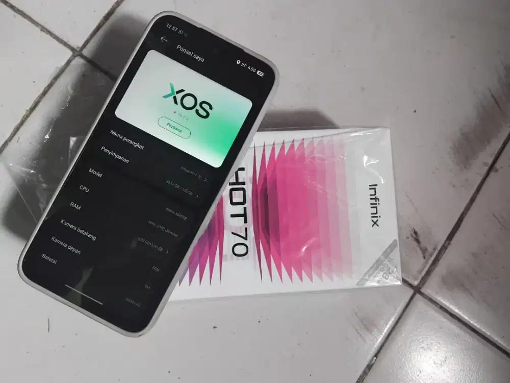 INFINIX HOT 70 RAM 8/128