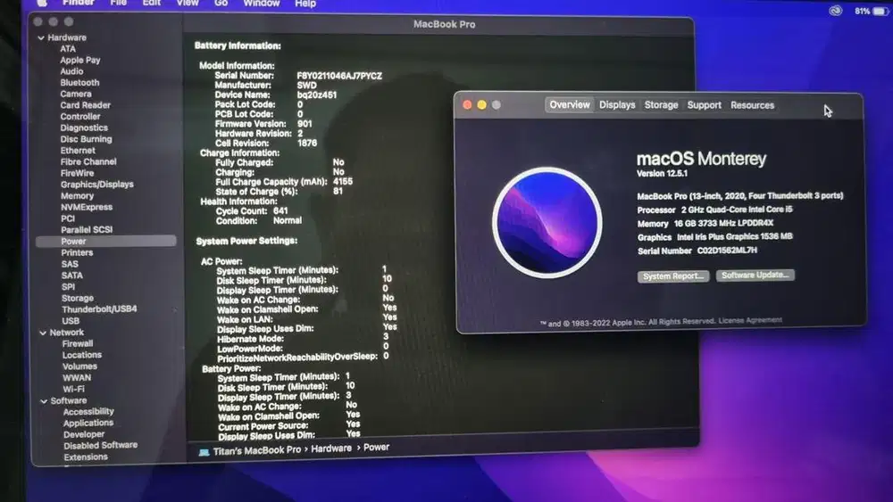 MacBook Pro Intel 2020 16/512