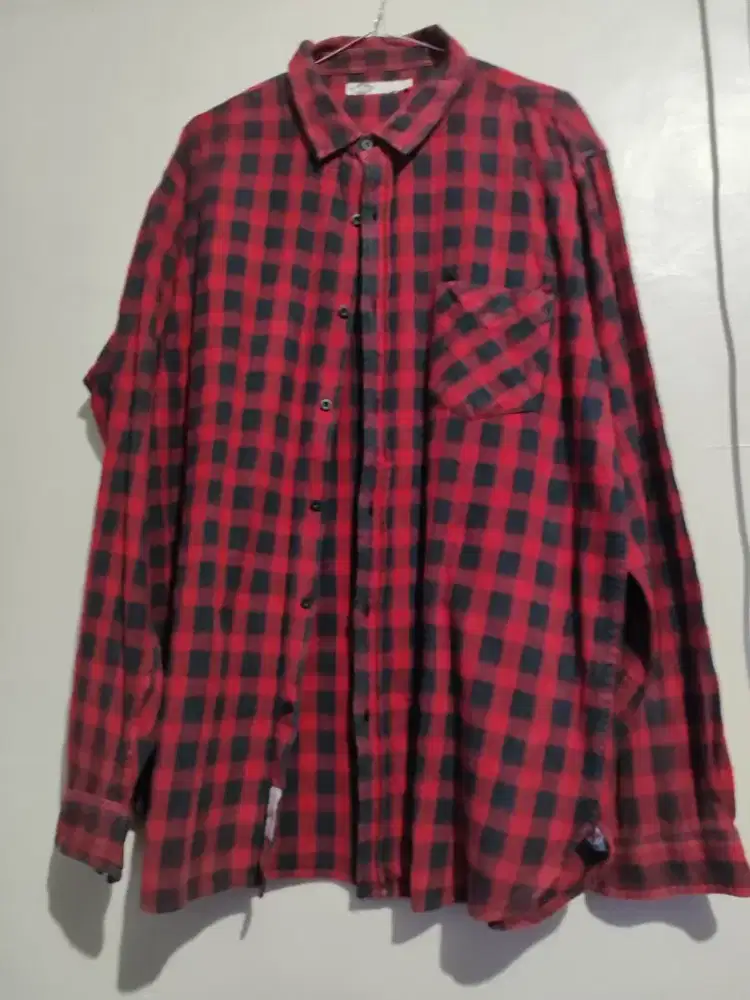 Lee Cooper Flanel Red XXL