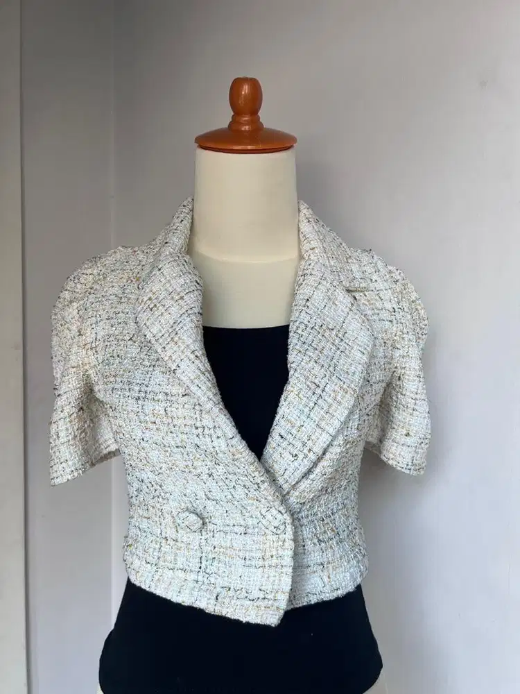 Blazer Rajut Korean Style | Cropped Blazer