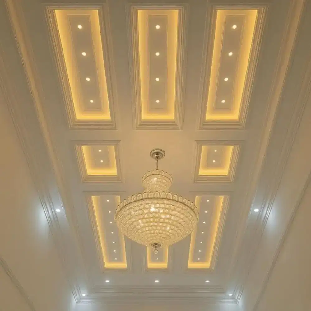 Partisi gypsum plafon atap