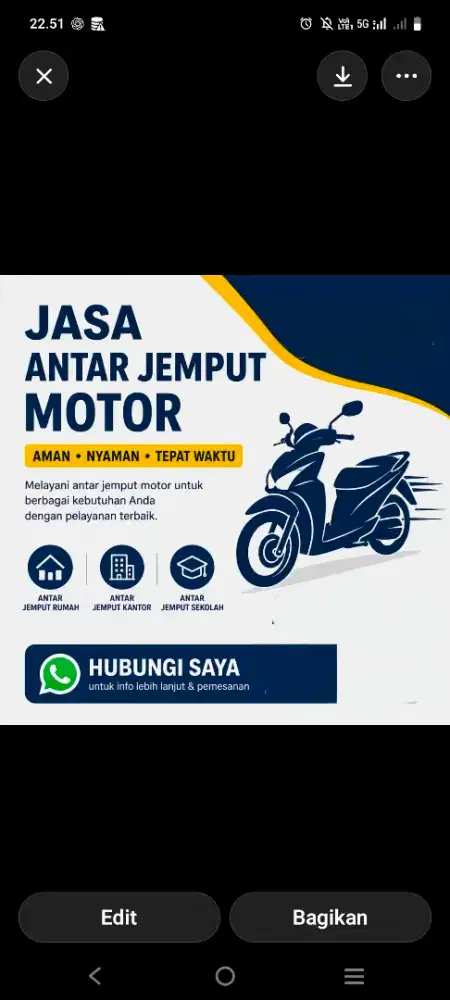 Jasa Antar Jemput Motor Aman & Terpercaya
