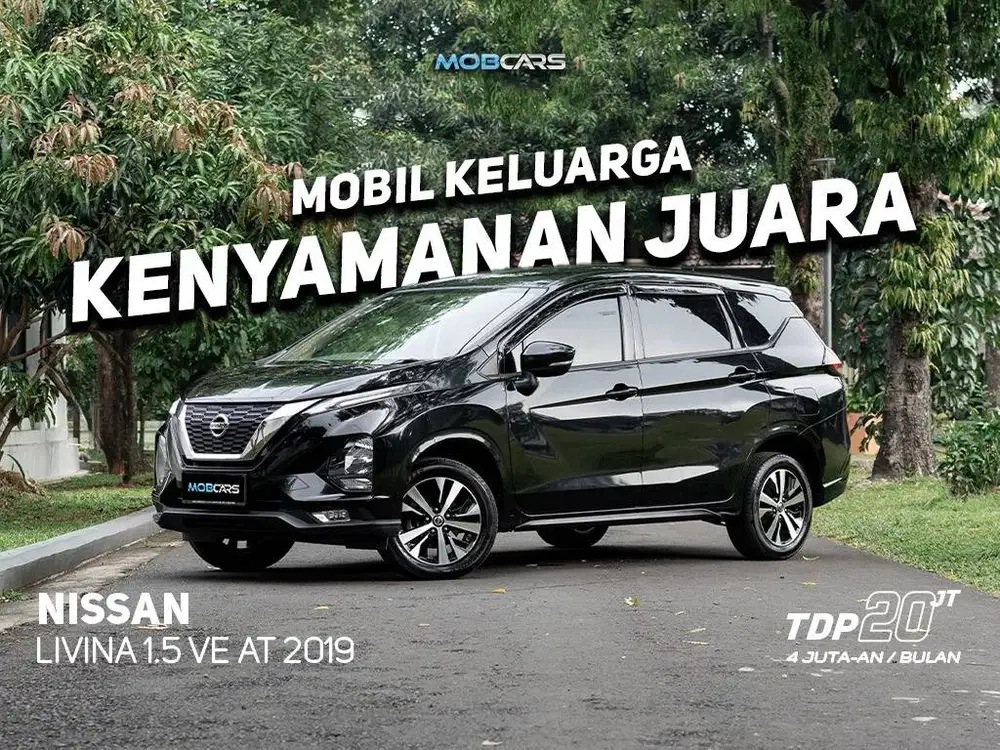 FREE BBM FULL TANK LIVINA 1.5 VE AT AUTO MATIC 2020-2019 HITAM METALIK