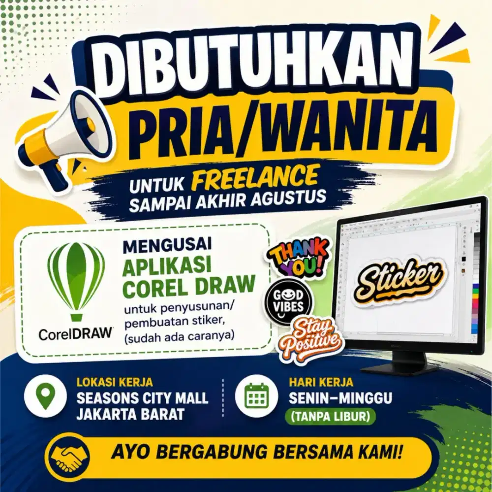 freelance, menguasai aplikasi coreldraw