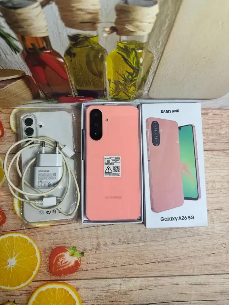 Jual hp likenew samsung A26 5g 8/256 istimewa grns 06 27 free ADAPTOR
