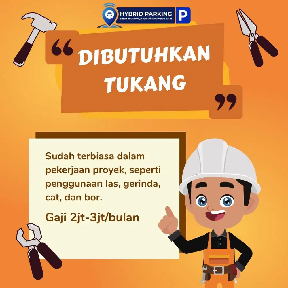 Lowongan Kerja Tukang