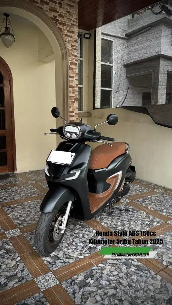 Honda stylo abs 160cc abs black mate kilometer 5 ribu tipe tertinggi
