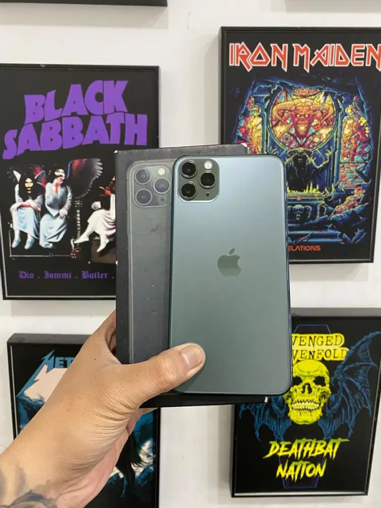 Iphone 11 Promax 256GB Fullset Alloperator Faceid Off