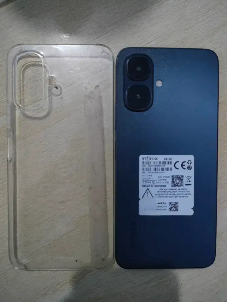 Infinix Smart 10, Ram : 4+4 Gb, Memori : 128 Gb, Tidak pernah service