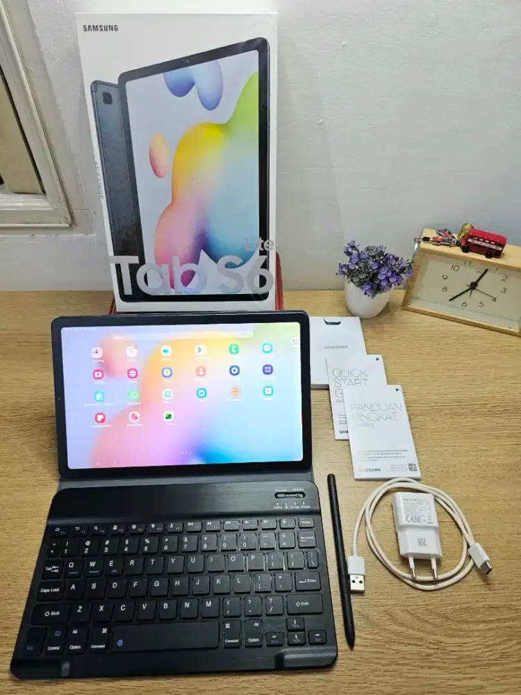 Samsung Galaxy Tab S6 Lite (SM P615) Second Original Sein Fullset