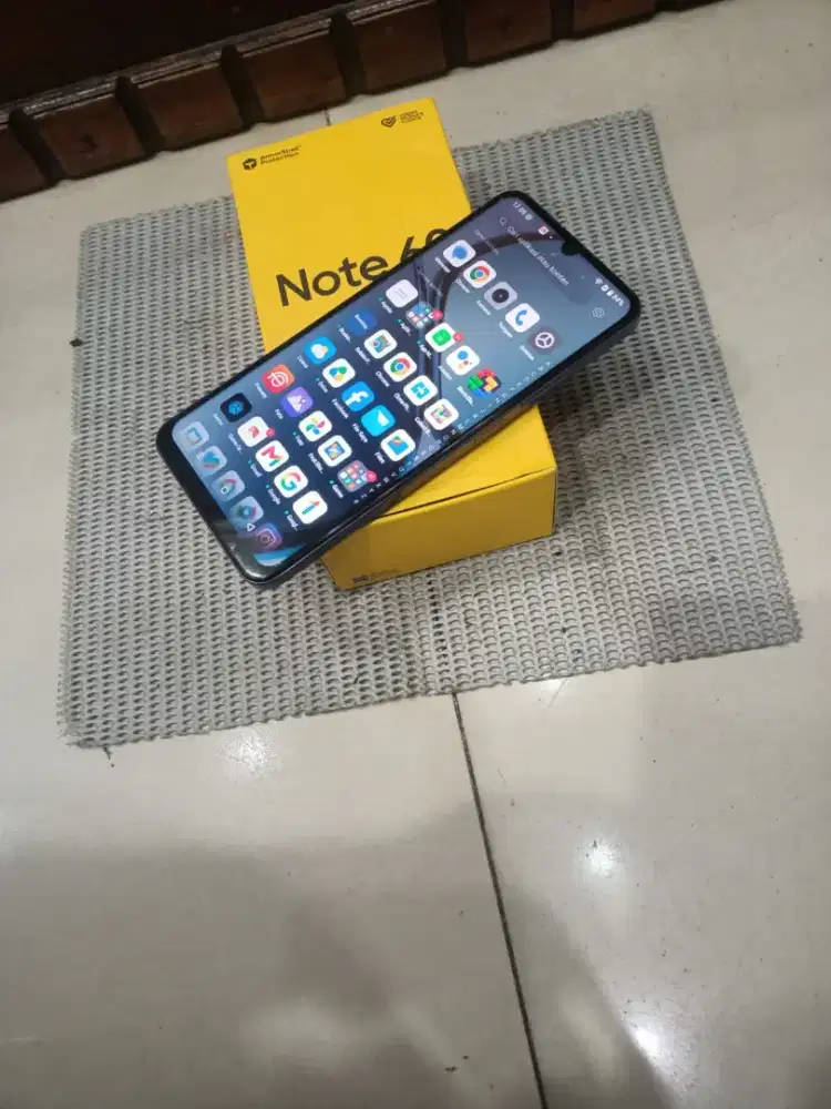 Realme note 60 ram 6/128 normal semua nya lkp