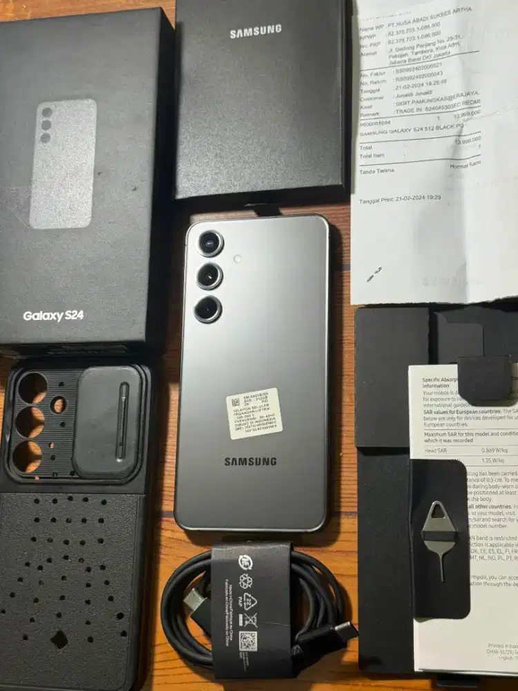 Samsung S24 512GB Lengkap Muluss SEIN