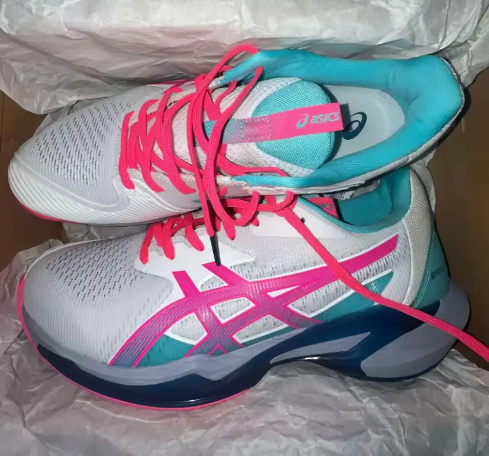 asics solution speed ff 3 white pink rare
