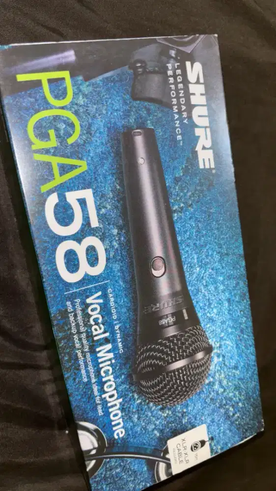 Shure PGA58 vocal microphone