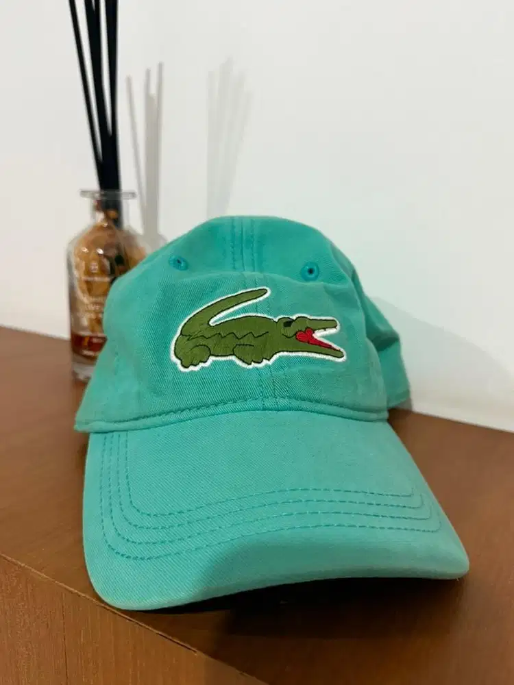 Topi Lacoste Asli Hijau