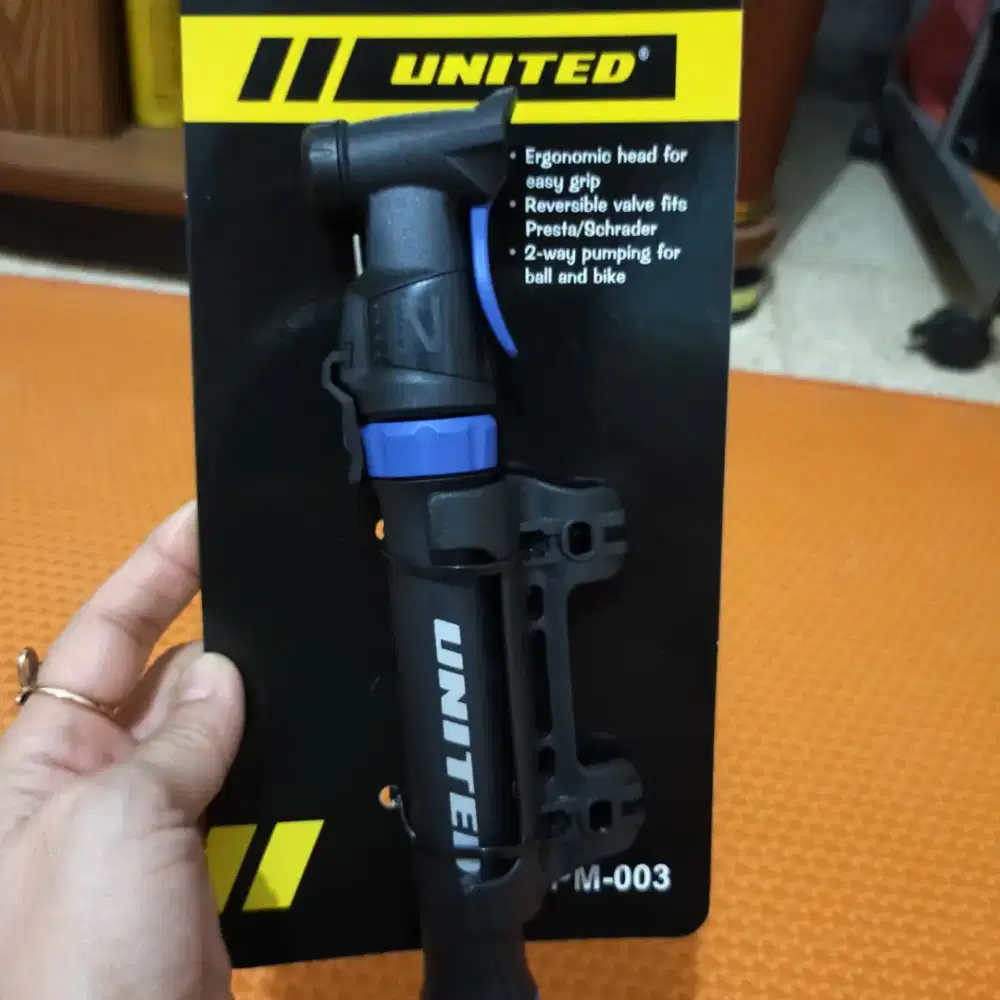 Pompa mini sepeda pompa tangan united